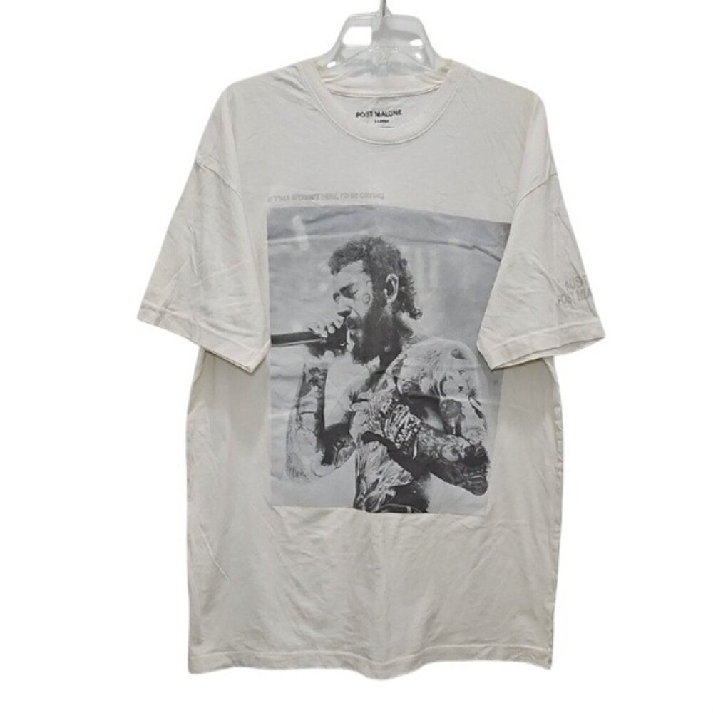 Post Malone Austin Graphic Band Tee XL New Unisex Music T-shirt Festival Concert